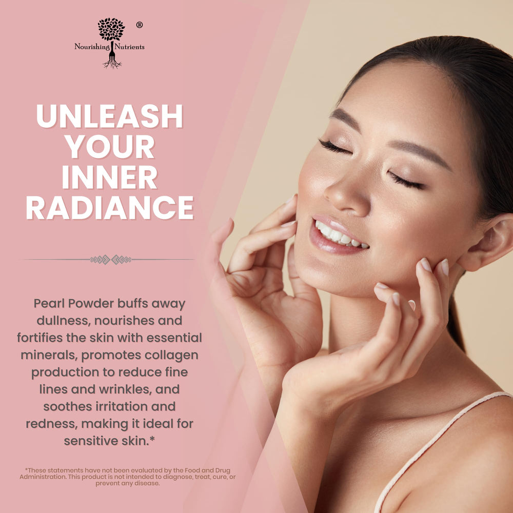 Pearl powder for healthy hair and nails