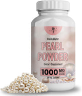 Pearl powder supplement bottle for skin health and beauty