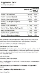 Pedia Poly-Vite Drops dosing directions