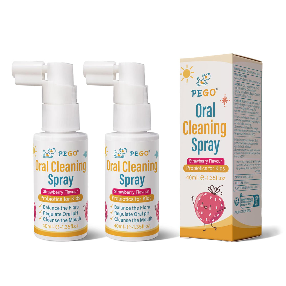 PEGO Kids Oral Spray packaging
