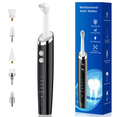 Pelzzle Tooth Polisher with LED light in white finish