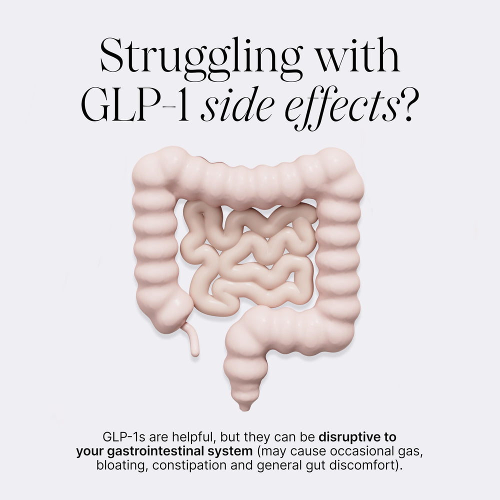Close-up of GLP-1 Probiotic capsules inside a blister pack