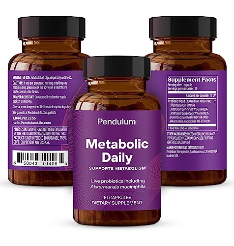 Close-up of Pendulum Metabolic Daily capsules