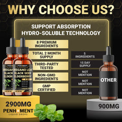 Immunity and respiratory wellness branding for Penhoment drops