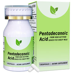 Pentieadecaflex Pentadecanoic Acid 400mg bottle