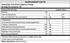 PepZinGI Zinc Carnosine ingredient close-up