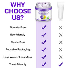 Peppermint flavored toothpaste tablets