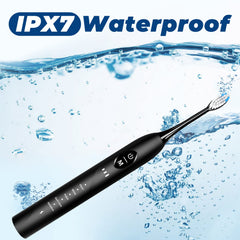 IPX7 waterproof, rechargeable travel toothbrush