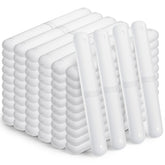 PercyEffie 60pc clear plastic toothbrush holders with covers packaging
