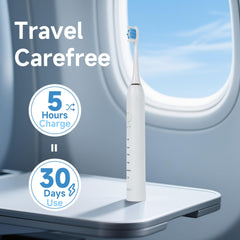 Sonic toothbrush with 5 modes and 2-minute timer