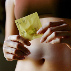 Soy-free and gluten-free badge on Perelel packaging