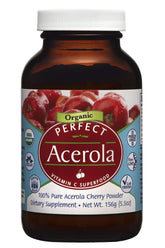 Front view of Perfect Acerola Powder 156 g jar