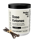 Bottle of Perfect Keto Exogenous Ketones Powder Vanilla 6.7 oz
