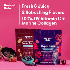 Powder dissolving in a glass of water