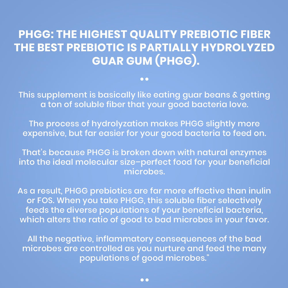 Ingredient panel of PERFECT PASS PHGG 210g