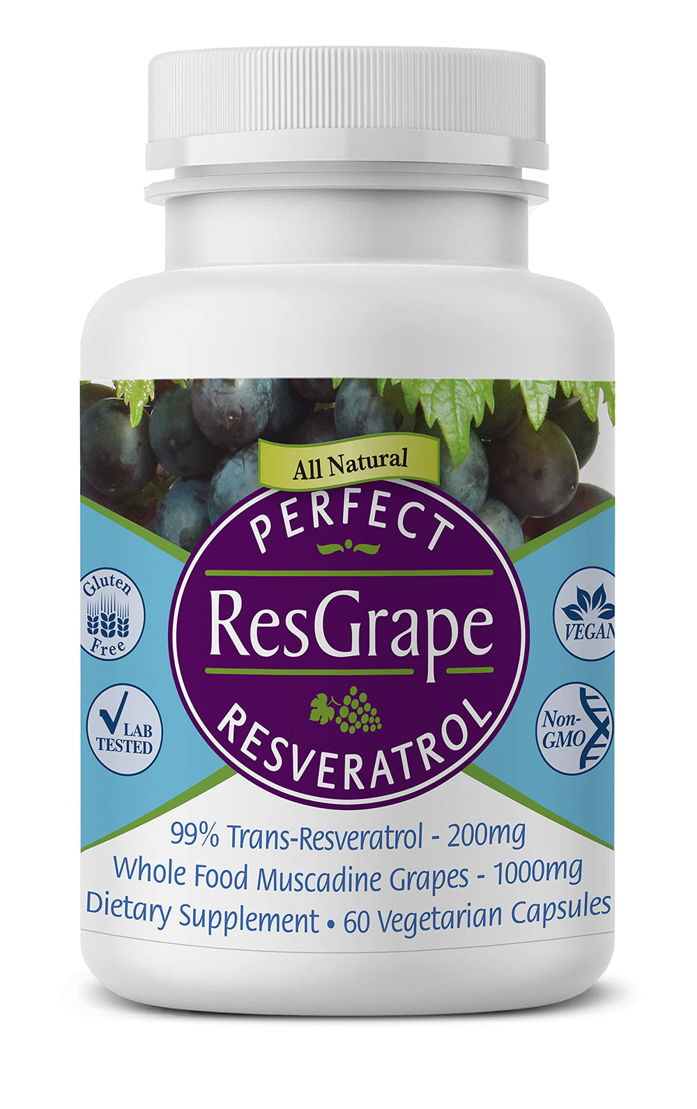Main product image for Perfect ResGrape Resveratrol 60 capsules