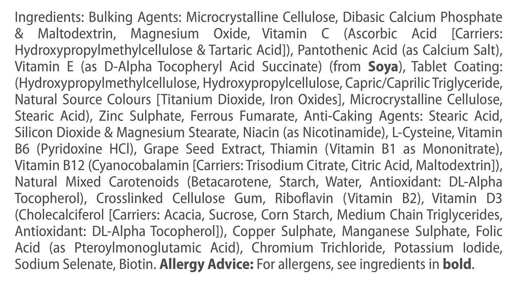 Perfectil Triple Active product shot suggesting routine for healthier skin, hair, nails.