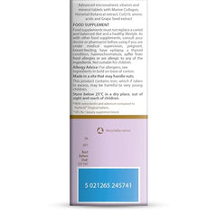 Collagen and Biotin symbols for hair strength