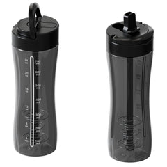 White PerfectShaker Luma with integrated straw