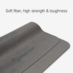 Close-up of 5.7 x 6.7 inch microfiber lens cloth