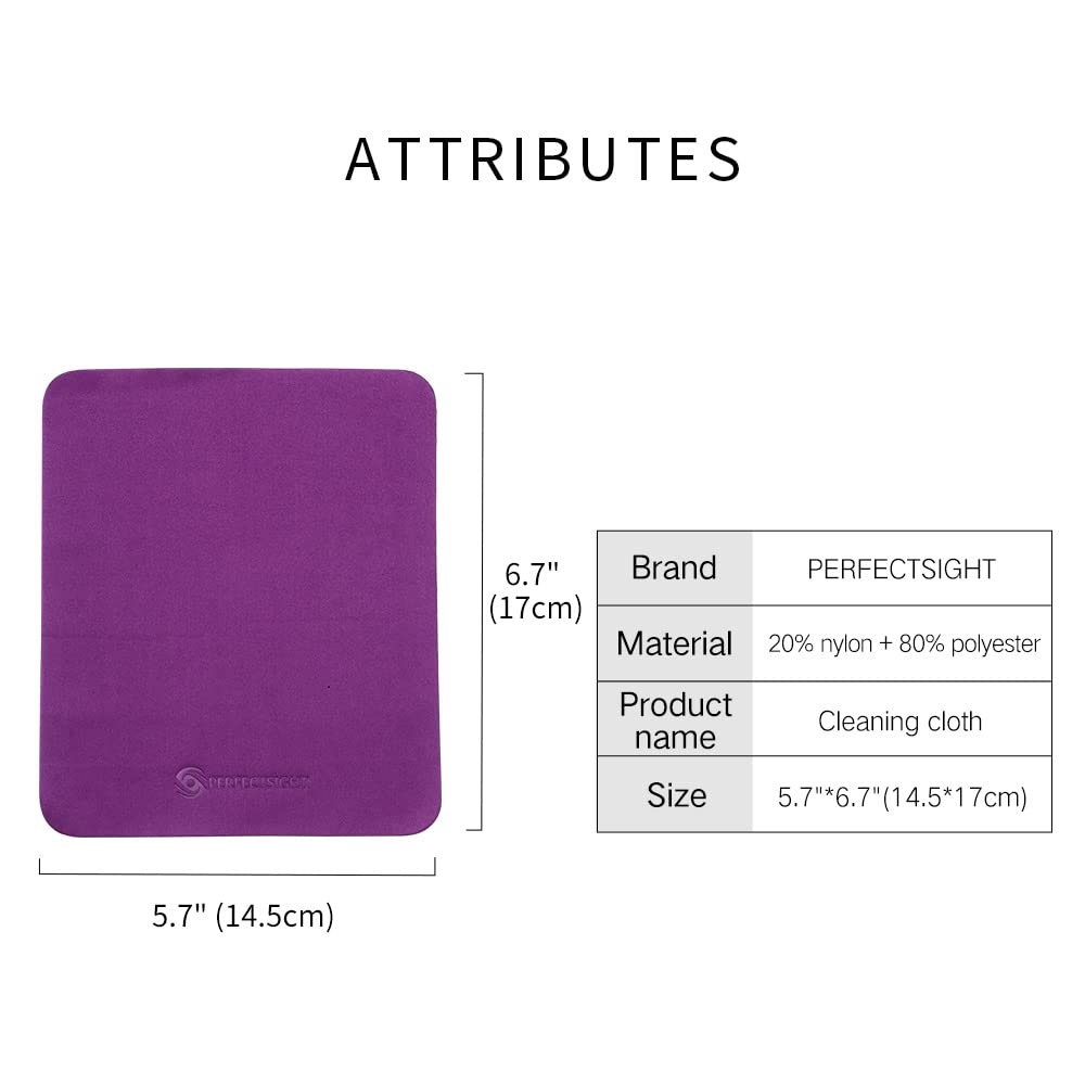 Cloths suitable for eyeglasses, phone screens, cameras and more