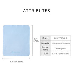 Reusable and machine-washable microfiber cleaning cloths