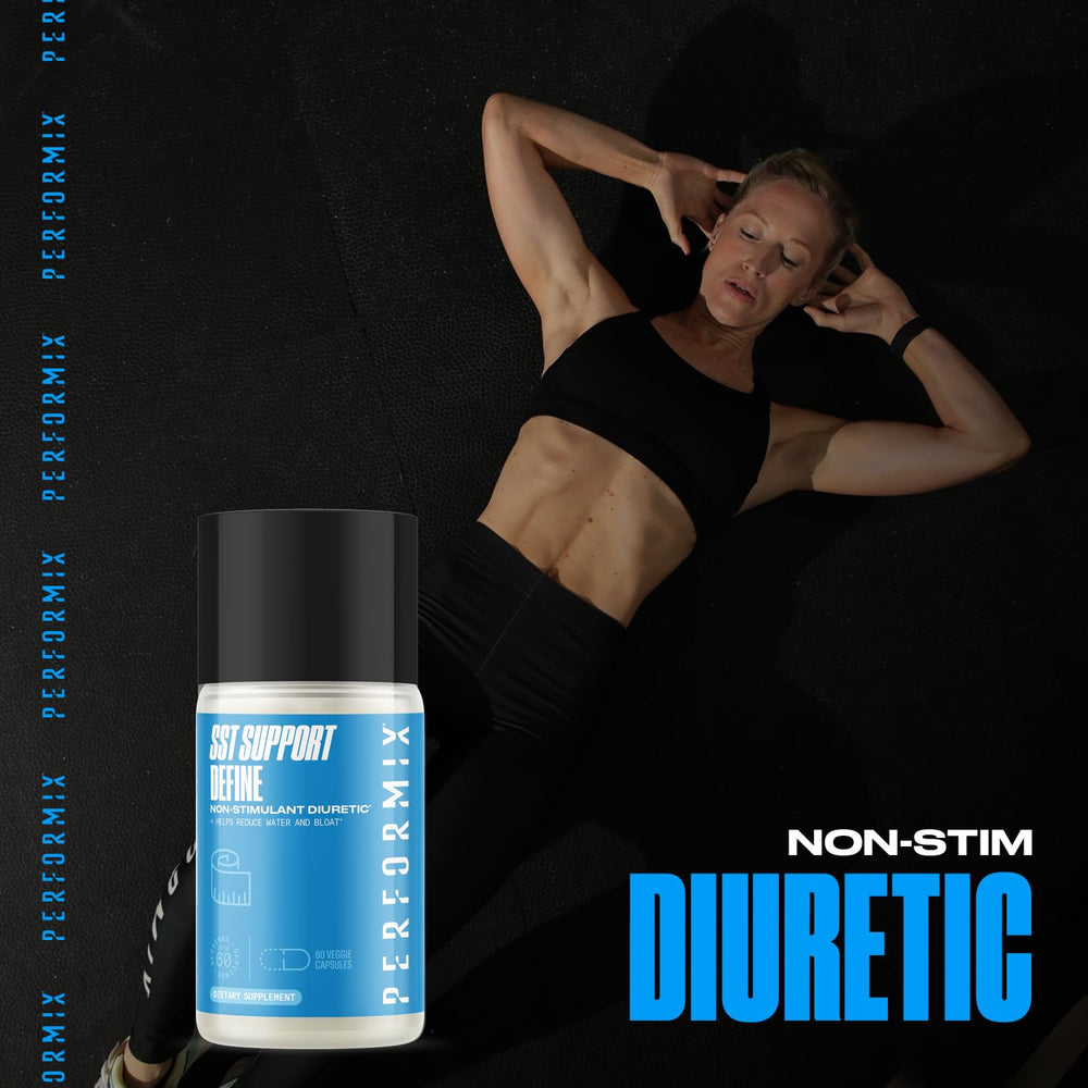 Lifestyle shot showing a person training with SST support on hand