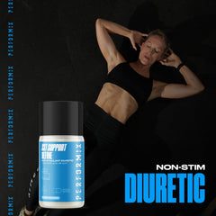 Lifestyle shot showing a person training with SST support on hand