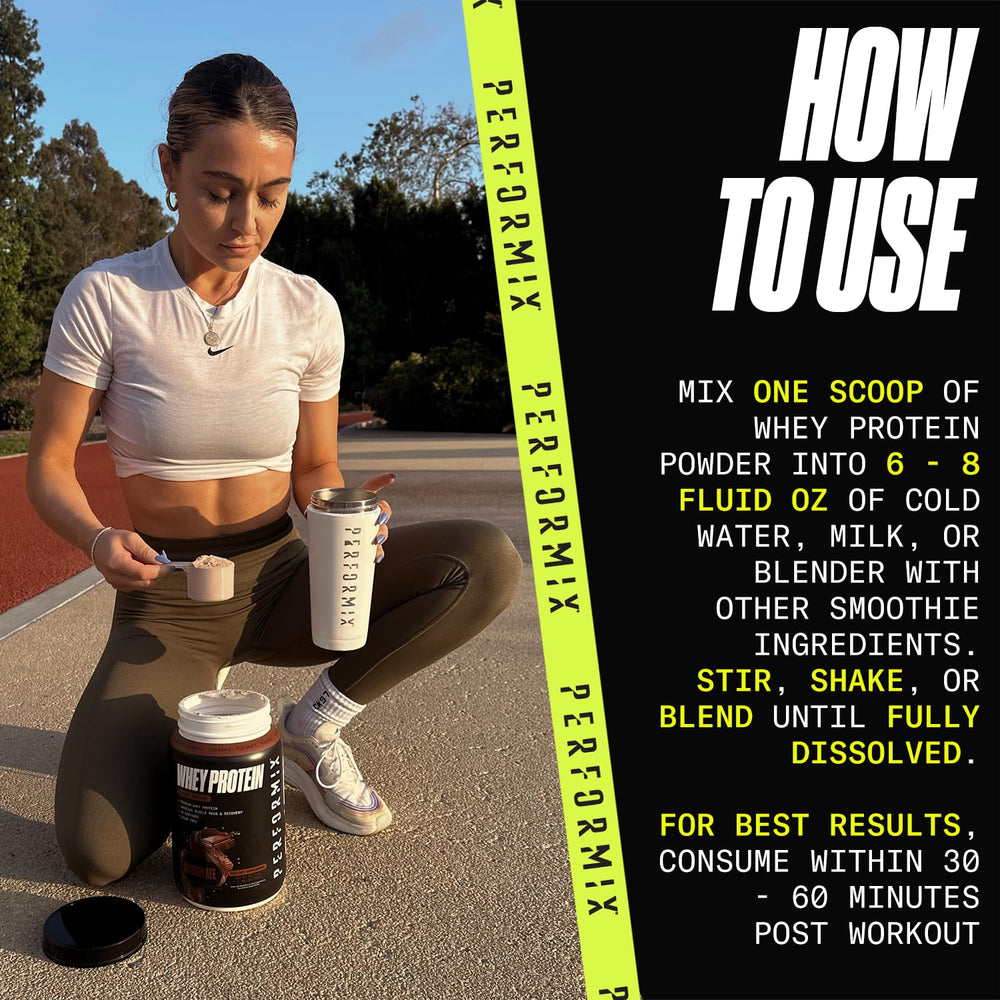 PERFORMIX clump-free mixing ensures smooth shakes every time.