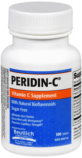 Front view of Peridin-C Vitamin C Tablets