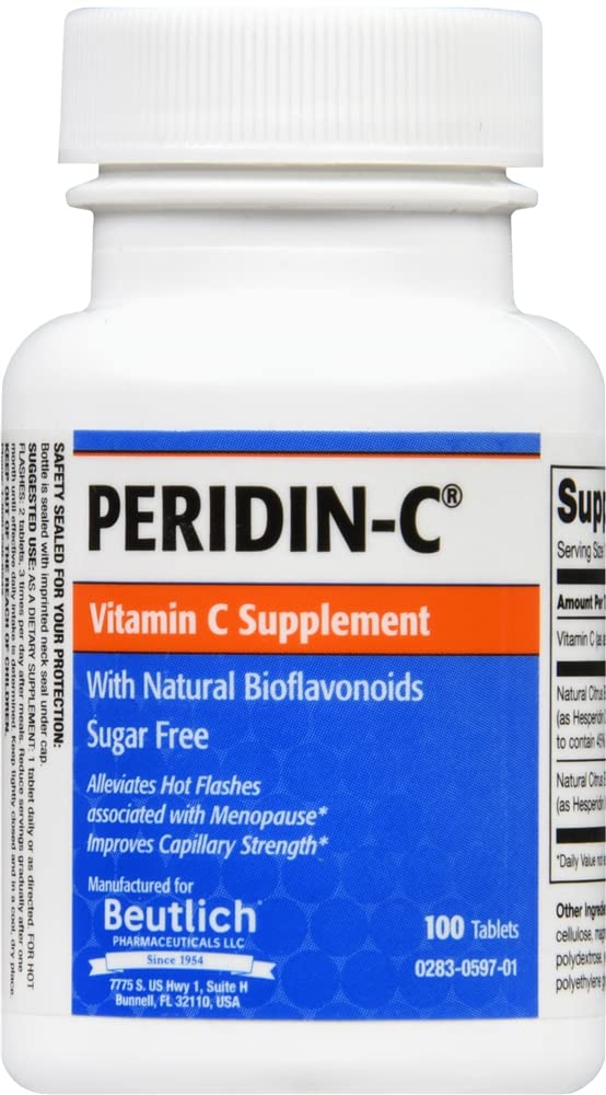 Peridin-C Vitamin C Tablets pack of 4