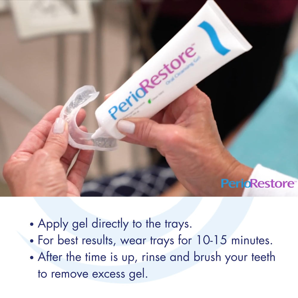 Gum health improvement from regular Perio Restore use