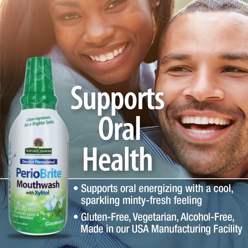 CoQ10 and Folic Acid with PerioBrite ingredients