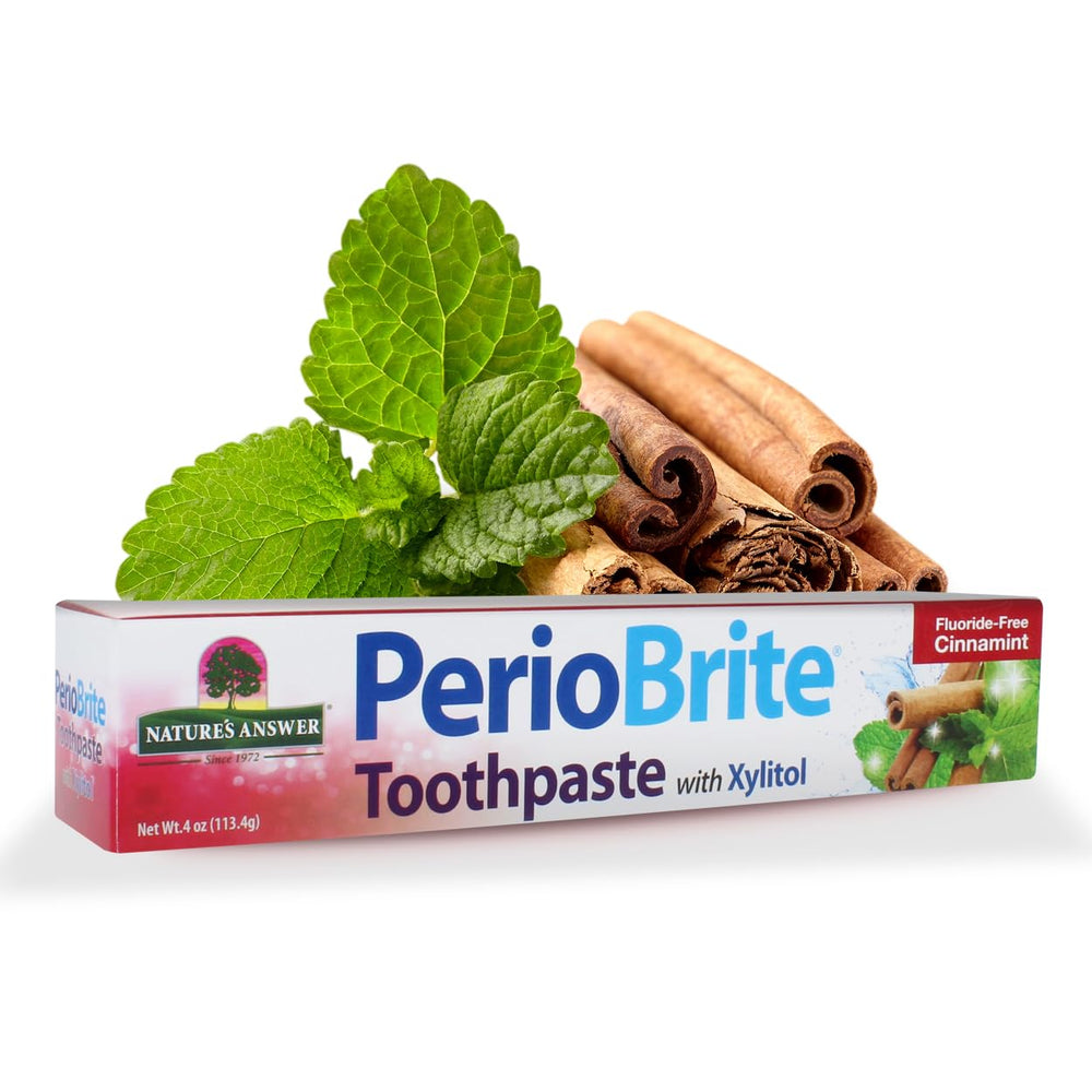 Nature's Answer PerioBrite Toothpaste Cinnamon Mint 4 oz package