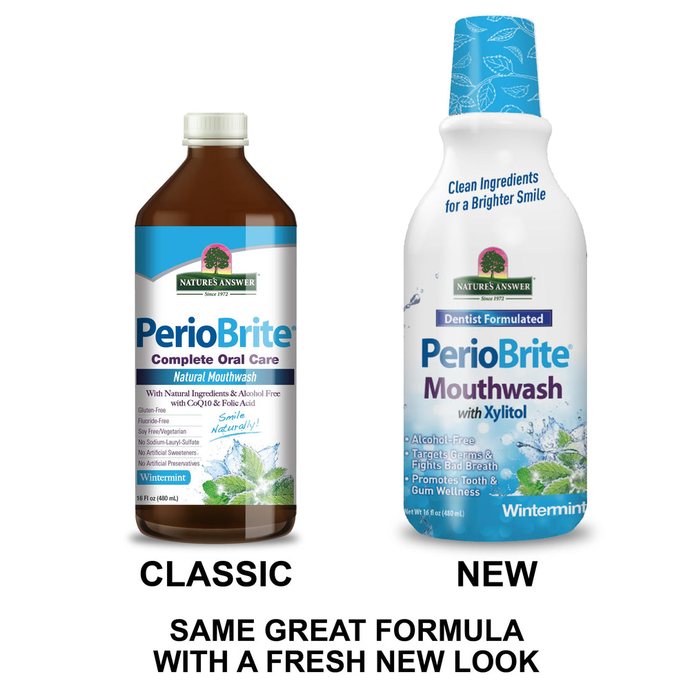 Co-Q10 and herbs ingredients for PerioBrite