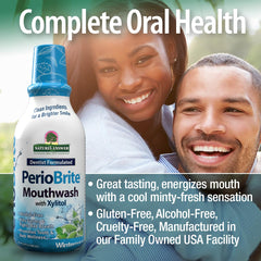 Natural, fluoride-free mouthwash packaging