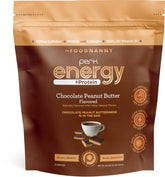 Canister of Perk Energy + Protein Chocolate Peanut Butter flavor