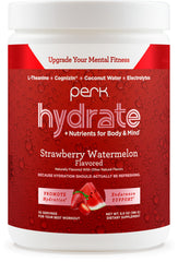 Perk Hydrate Strawberry Watermelon electrolyte drink mix powder - 30 servings