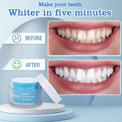 Peroxide-free whitening powder for teeth