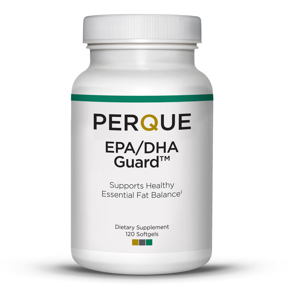 Perque EPA/DHA Guard 120 gels bottle - front view