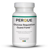 Label on a bottle of Perque Glucose Regulation Guard Forte