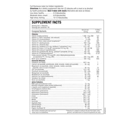 PERQUE Life Guard Mini 180 Tabs bottle – back label