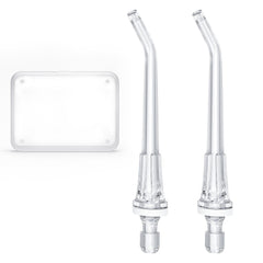 PERSMAX Standard Replacement Tips for A8 Portable Water Flosser Irrigator – 2 Pack