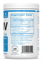 Glass of prepared Amino IV Sour Green Apple hydration