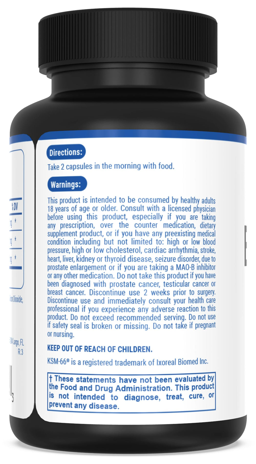 PEScience Erase Pro+ packaging shows cGMP quality and purity testing