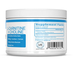 PEScience TruCarnitine container on a gym desk