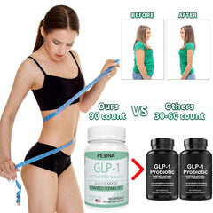 PESINA GLP-1 natural ingredients scene showcasing premium botanicals