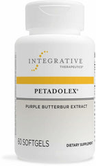 Bottle of Integrative Therapeutics Petadolex Butterbur Brain Support softgels