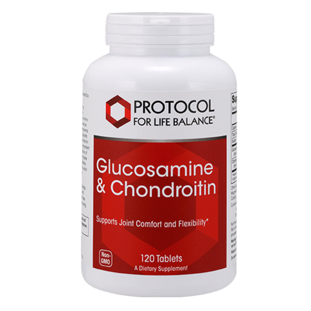 Protocol For Life Balance Glucosamine & Chondroitin bottle with 120 capsules