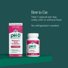 Made in the U.S.A. pH-D probiotic with prebiotic blend